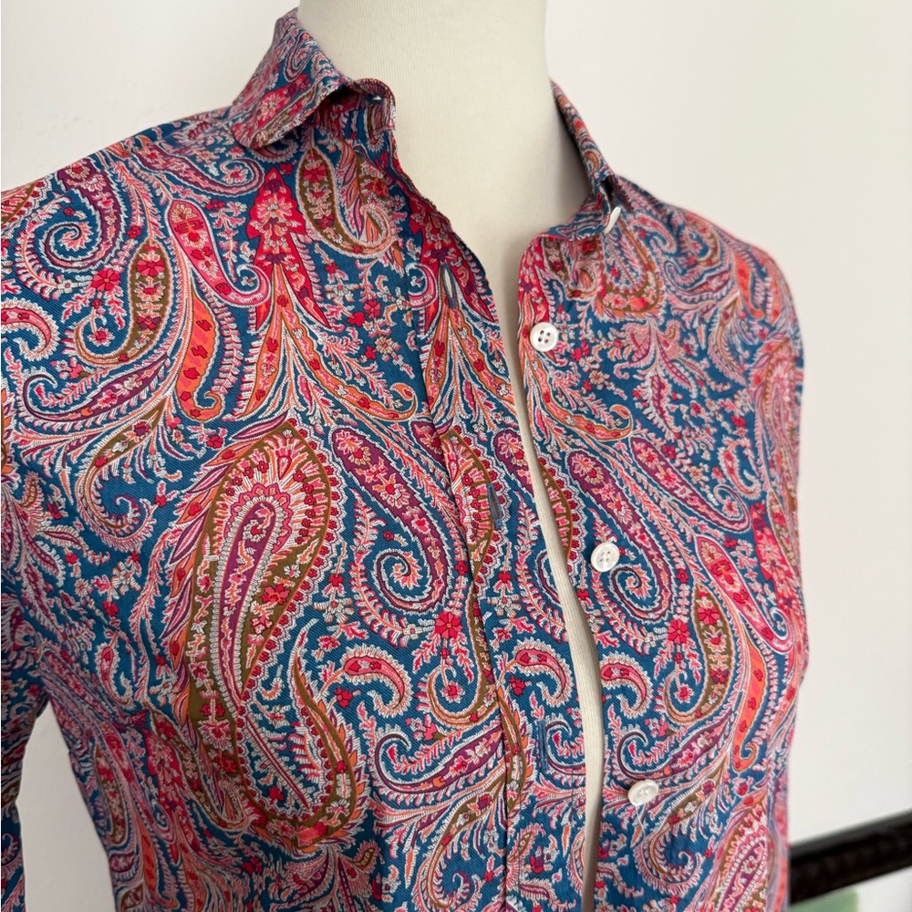 J. Crew Liberty of London | Felix Isabella Paisley Button Down Shirt - Picture 10 of 12